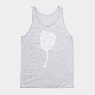 Tree white on dark Tank Top